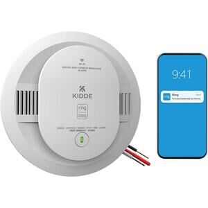 Kidde Smart Smoke And Carbon Monoxide Detector, Ring App Enabled For Real-